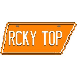 Volunteers Novelty Metal License Plate Tag Tennessee New Rustic Sign Knoxville